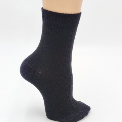 Soquete Canelado Preto