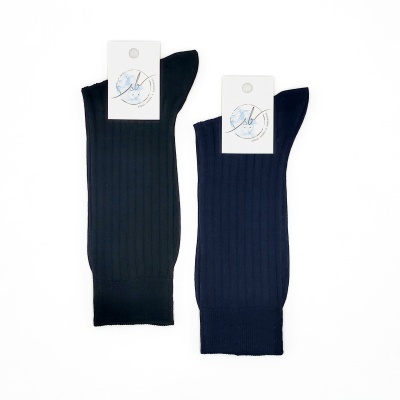 Peúga Executica Canelada Fio Escócia