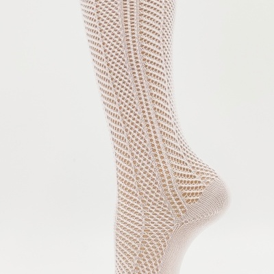 Meia joelho Rancho Rosa bebé