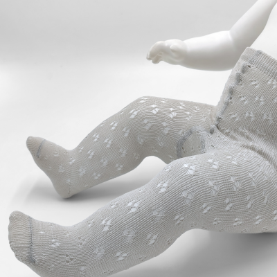 Collant Pointelle ROYAL Cinza