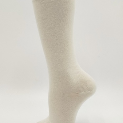 Meia joelho lisa Pérola