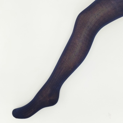Collant Canelado Azul Marinho