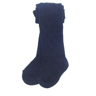 Collant Royal Pointelle Marinho