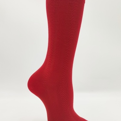 Meia Espinha Vermelho