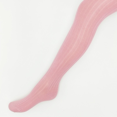 Collant Canelado Rosa Velho