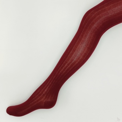 Collant Canelado Bordeaux