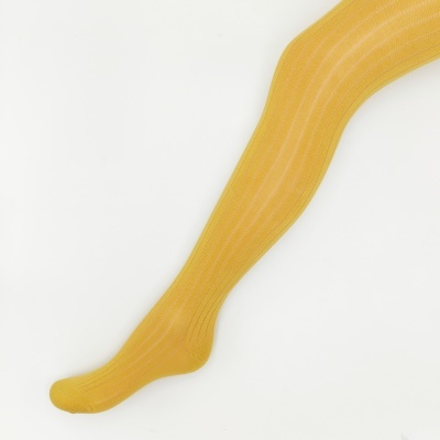 Collant Canelado Mostarda