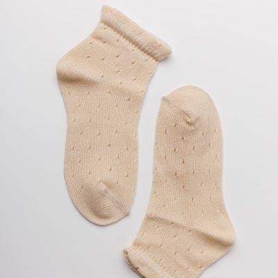 Pointelle Dots Champanhe
