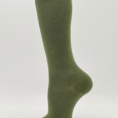 meia joelho lisa verde tropa