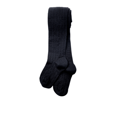 Collant Rendado Preto