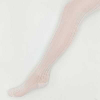 Collant Canelado Rosa Bebé