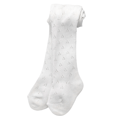 Collant Royal Pointelle Branco