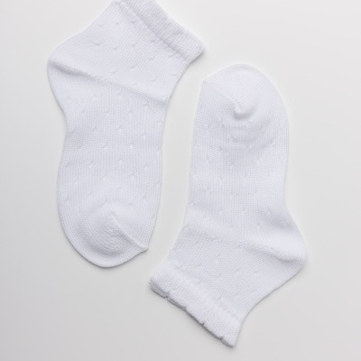 Pointelle Dots Branco