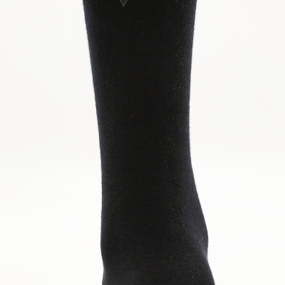 Meia Renda e Laço Cetim Preto