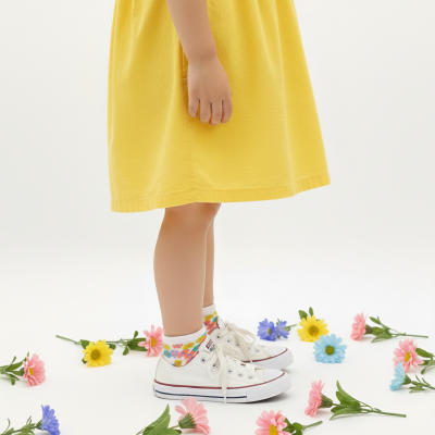 Soquete Flores Criança