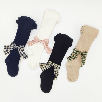 Liso com laço xadrez