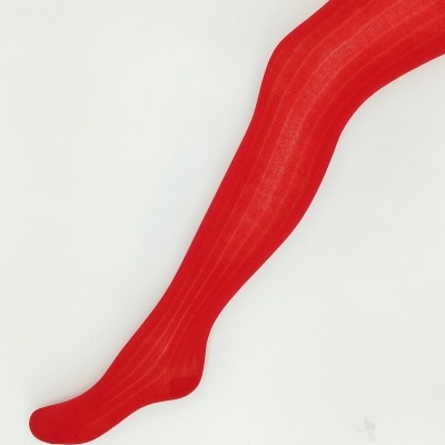 Collant Canelado Vermelho