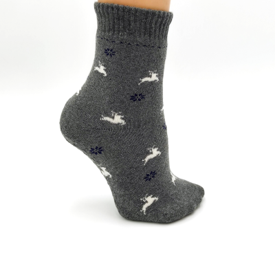 Meia felpo anti-derrapante Renas