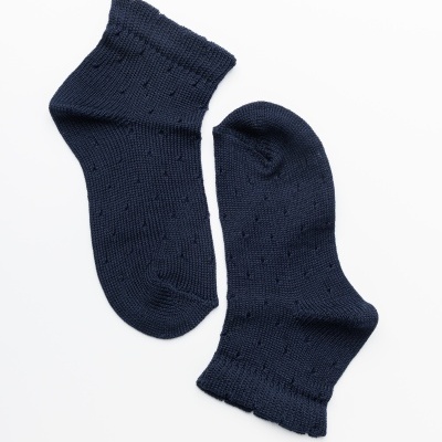Pointelle Dots Marinho
