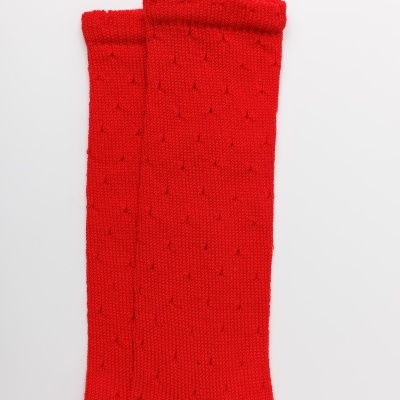 Pointelle Dots Vermelho