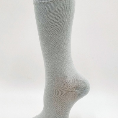 Meia joelho lisa Azul bebé