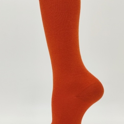 Meia joelho lisa Tijolo