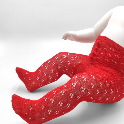 Collant Pointelle ROYAL Vermelho