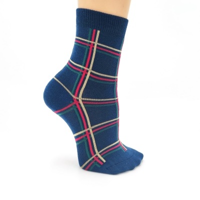 Meia Xadrez Criança