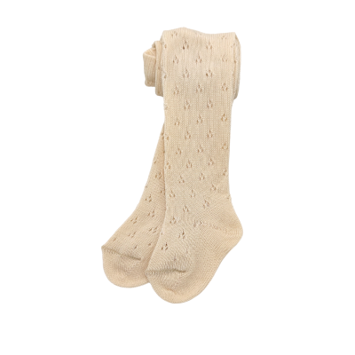 Collant Royal Pointelle Bege