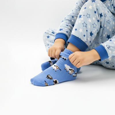 Meia Antiderrapante Ovelhas