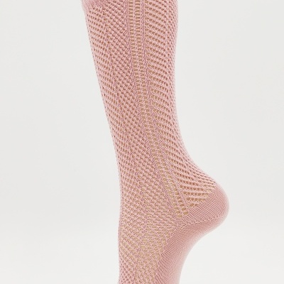 Meia joelho Rancho Rosa seco