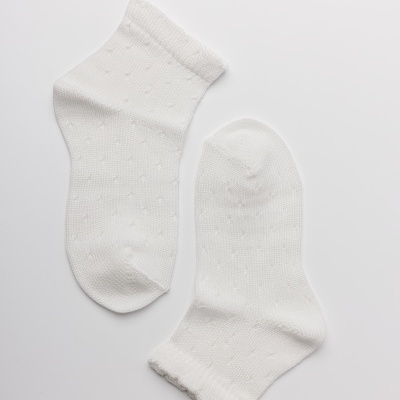 Pointelle Dots Marfim