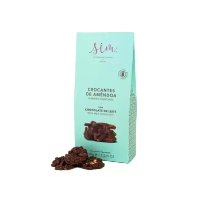 Crocantes de Amêndoa Chocolate de Leite