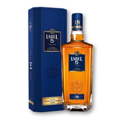 Whisky Label 5 Extra Rare 18 Anos
