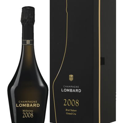 Lombard Brut Nature Grand Cru Millésime 2008 c/Gift Box
