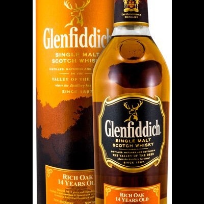 Whisky Glenfiddich 14 anos rich oak 70cl