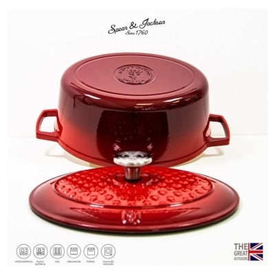 Spear & Jackson caçarola oval alta
