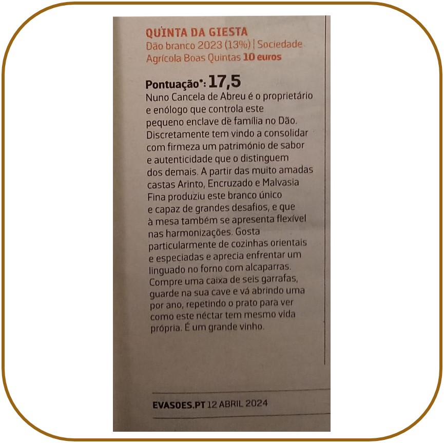 Quinta da Giesta Branco