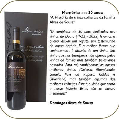 Memórias 30 Anos Alves de Sousa Tinto