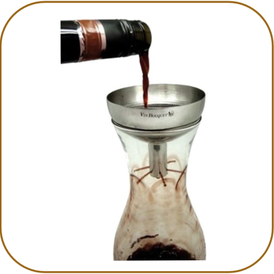 Funil para Decantar e Arejar