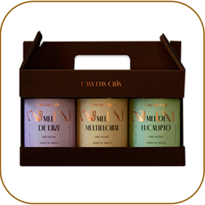 Conjunto de Mel Casa das Chãs - 500 gr Conjunto de Mel Casa das Chãs - 500 gr