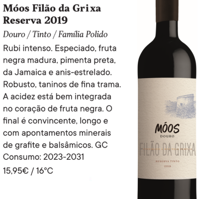 Móos "Filão da Grixa" Reserva Tinto