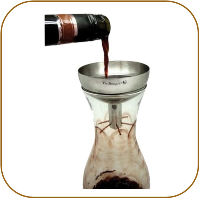 Funil para Decantar e Arejar