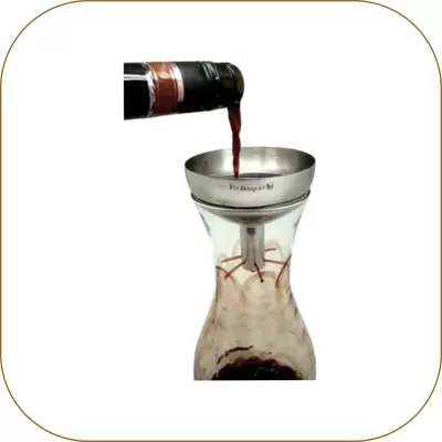 Funil para Decantar e Arejar