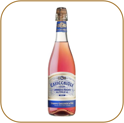 Lambrusco Cavicchioli Dell Emilia Rosé