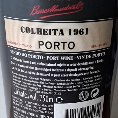 Barros colheita 1961  75Cl