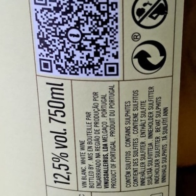 Vinho Soalheiro Alvarinho Branco 2023 75Cl