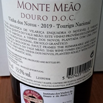 Vinho Monte Meão Vinha Dos Novos Tinto 2023 75Cl