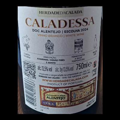 Vinho Caladessa Branco 2024 75Cl