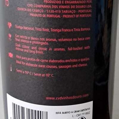 Vinho Oboé 17 Tinto 2019 75Cl